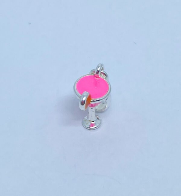 BERLOQUE TAÇA ROSA NEON PENDENTE - Imagem 3