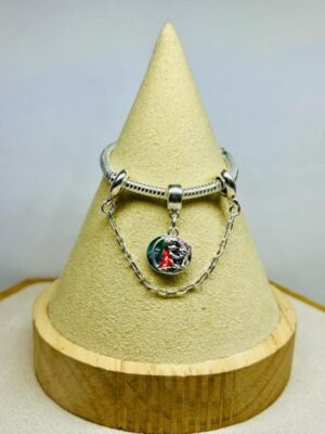 COMBO PULSEIRA+TRAVA TRADICIONAL COM BERLOQUE LILO & STITCH FAMÍLIA