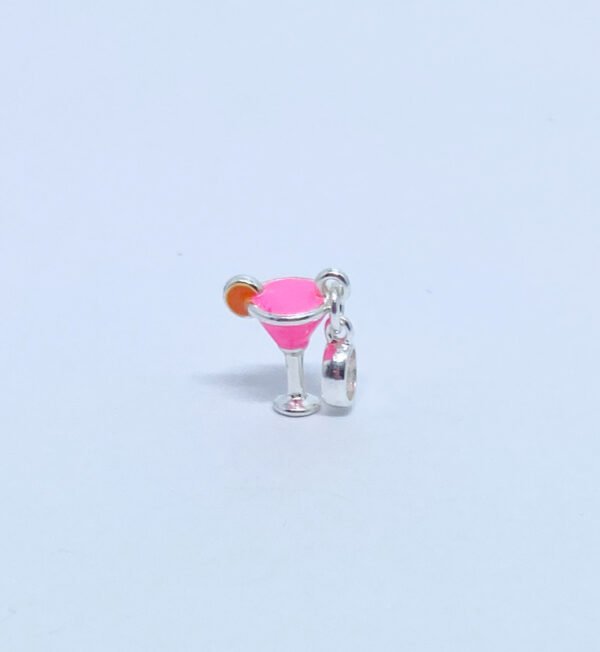 BERLOQUE TAÇA ROSA NEON PENDENTE - Imagem 2