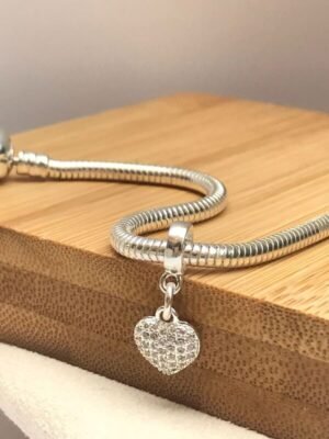 BERLOQUE ZIRCÔNIA CORAÇÃO ABAULADO MINI