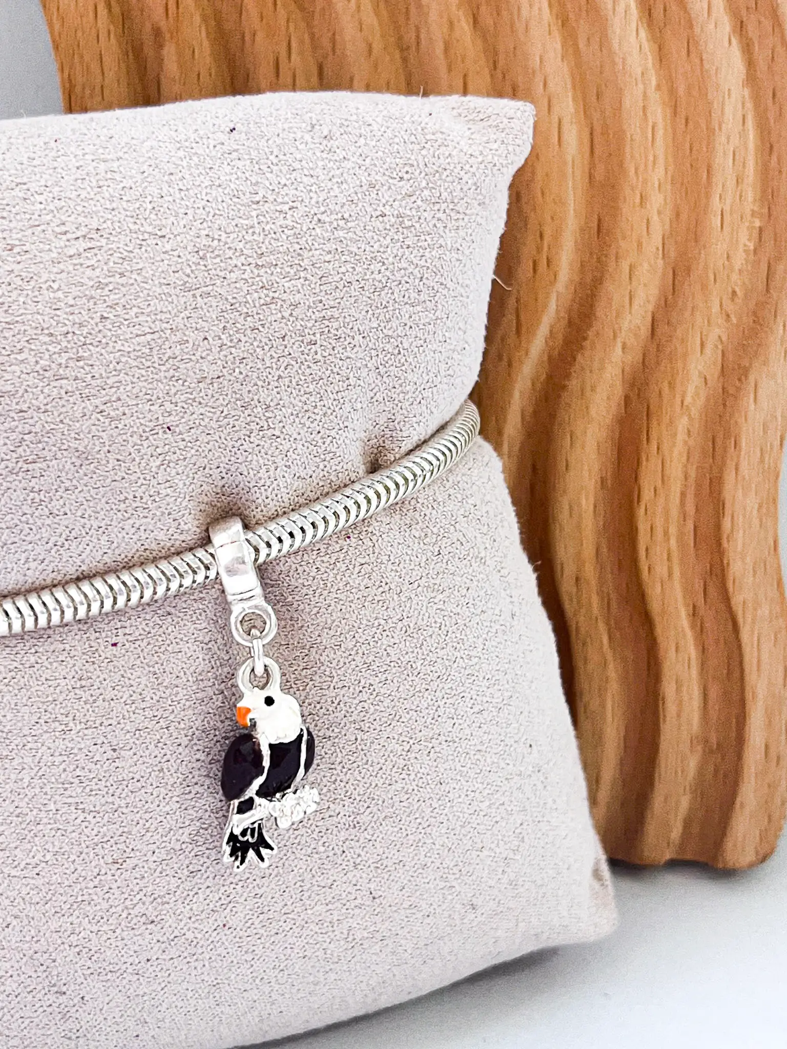 BERLOQUE PÁSSARO COLORIDO PENDENTE