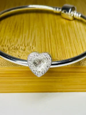 BERLOQUE ZIRCÔNIA CORAÇÃO TRANSPARENTE