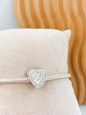 BERLOQUE ZIRCÔNIA CORAÇÃO TRANSPARENTE